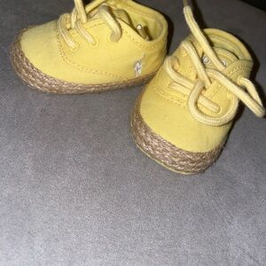 Polo by Ralph Lauren Yellow Baby Canvas Espadrille Shoes